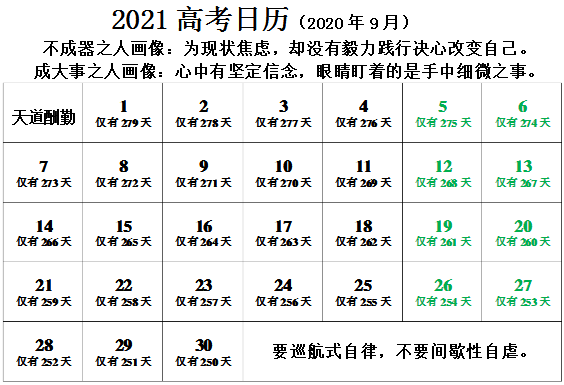 今天距离2021年高考还有多少天