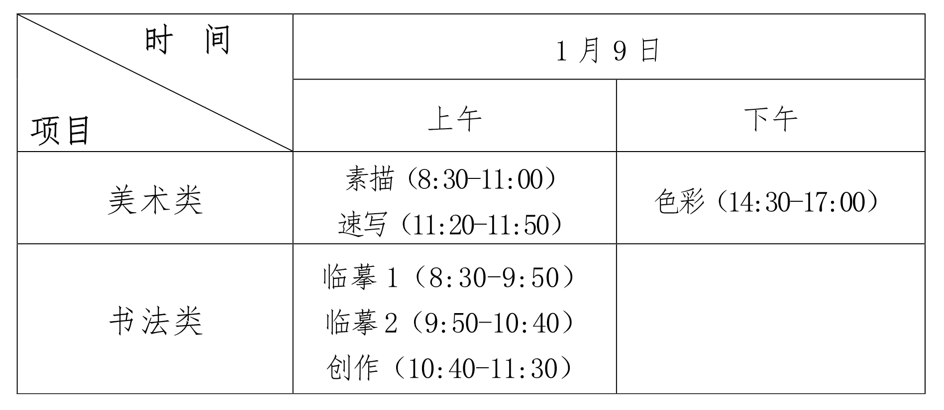 2021年海南普通高校招生艺术类专业考试的公告