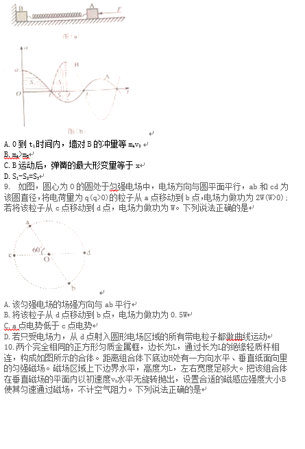 2021年高考物理真题及参考答案(新高考湖南卷)