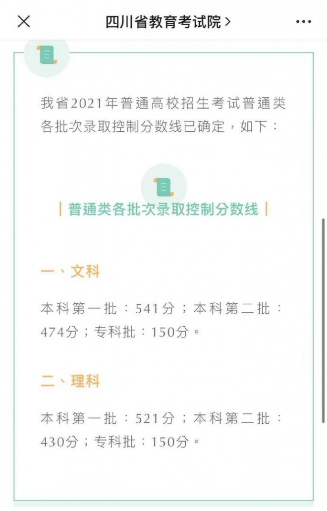 四川2022年高考分数线什么时候出 高考分数线预测