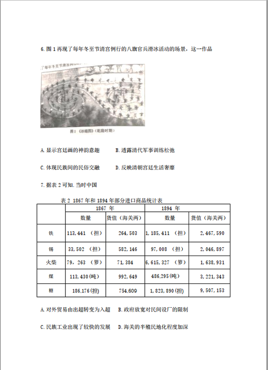 2021年高考历史真题及答案解析(新高考湖南卷)