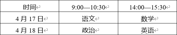 2021年云南普通高等学校招生运动训练武术与民族传统体育及高水平运动队专业文化考试考生须知