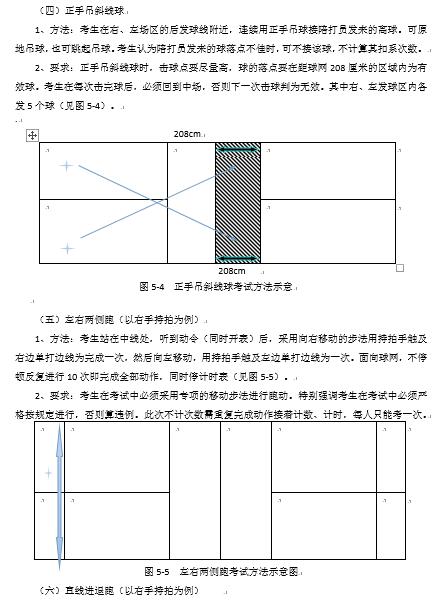 广西2020年普通高校招生体育专业体育专项考试项目与考评标准9